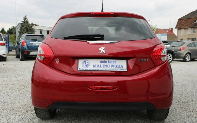 Peugeot 208 cena 28900 przebieg: 108000, rok produkcji 2014 z Józefów małe 232